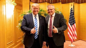 Scott Morrison and Donald Trump