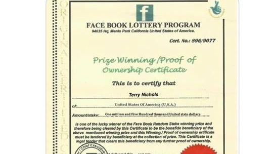 A Facebook lottery scammer trying to trick a Queensland man