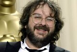 Lord Of The Rings director Peter Jackson with one of his many Oscars.
