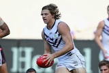 Nat Fyfe breaks away from the Demons