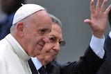 Pope Francis and Raul Castro