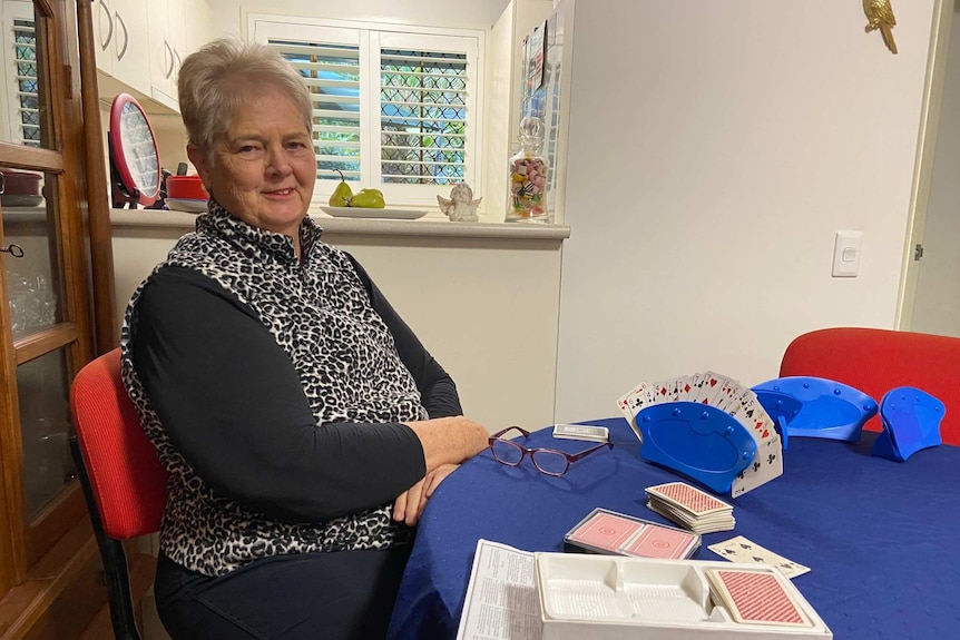 Canasta player Beverley Hazeler, 73.