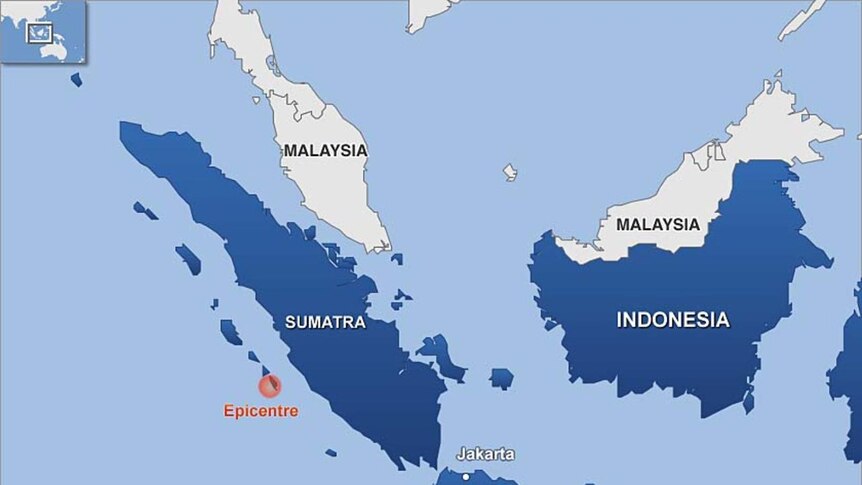 The 7.7-magnitude quake struck in the Mentawai Islands area west of Sumatra late Monday, generating waves as high as three metres.