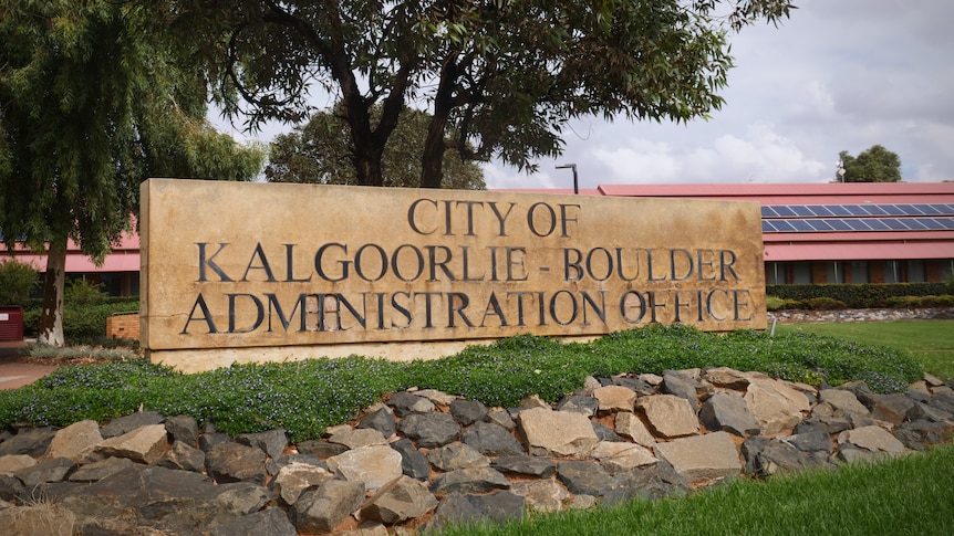 City of Kalgoorlie Boulder Administration Office sign