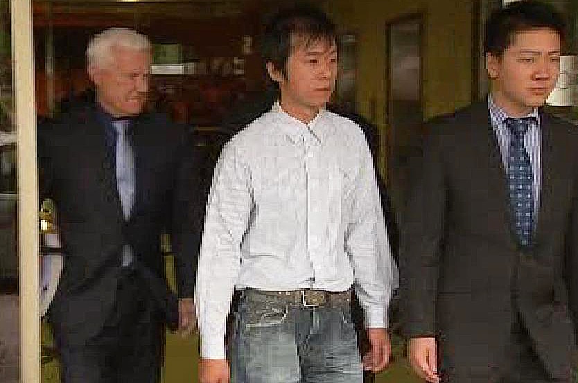 Chih Chuan Lin (C) admitted his driving caused the fatal smash.