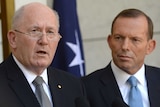 PM Tony Abbott with new Governor-General Peter Cosgrove