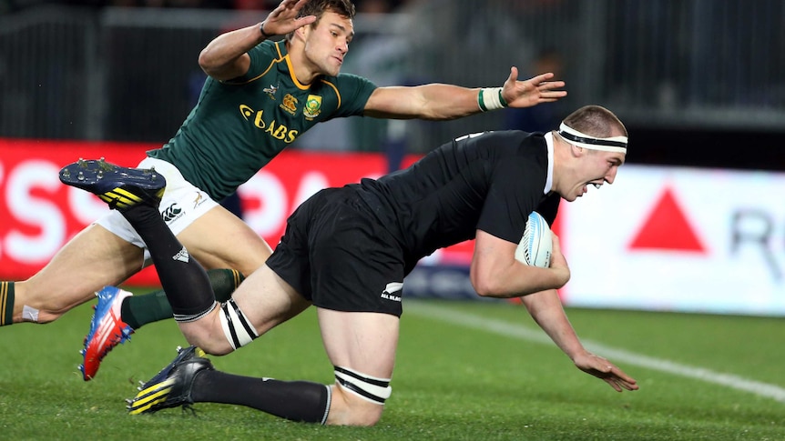 Retallick scores first try for All Blacks against Springboks