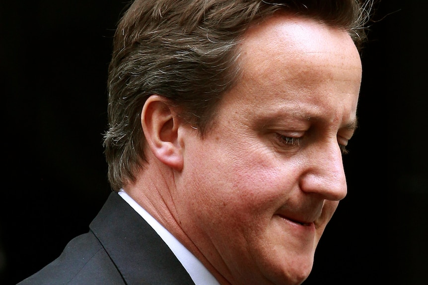 David Cameron outside 10 Downing Street in 2011