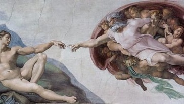 The Creation of Adam in the Sistine Chapel