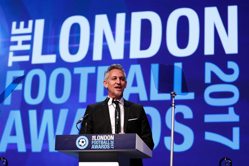 Gary Lineker during the London Football Awards 2017.