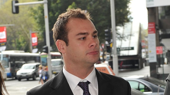 Cleared: Brett Stewart smiled and cried with relief as the verdict was read out, putting his head in his hands (file photo).