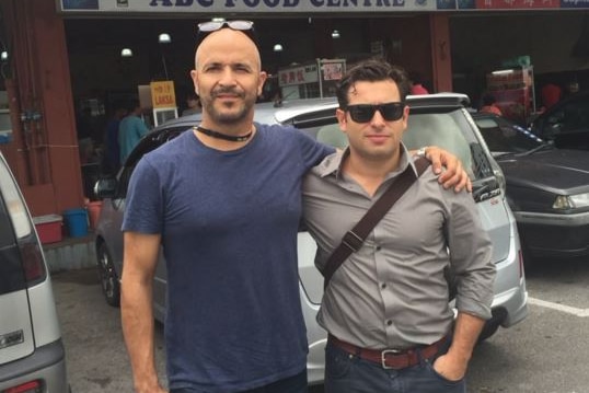 Four Corners reporter Linton Besser and cameraman Louie Eroglu in Malaysia.