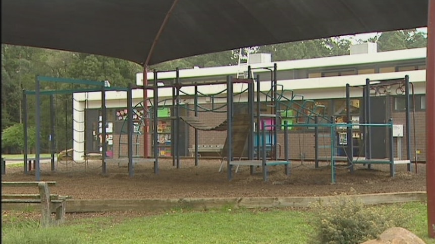 The three children received bites to their legs in the playground attack.
