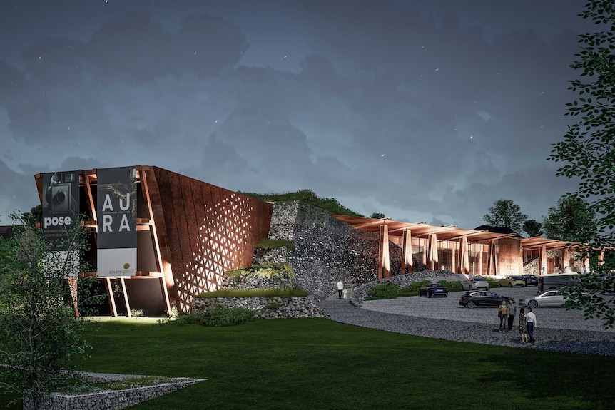 An artists impression of the new centre at Sovereign Hill