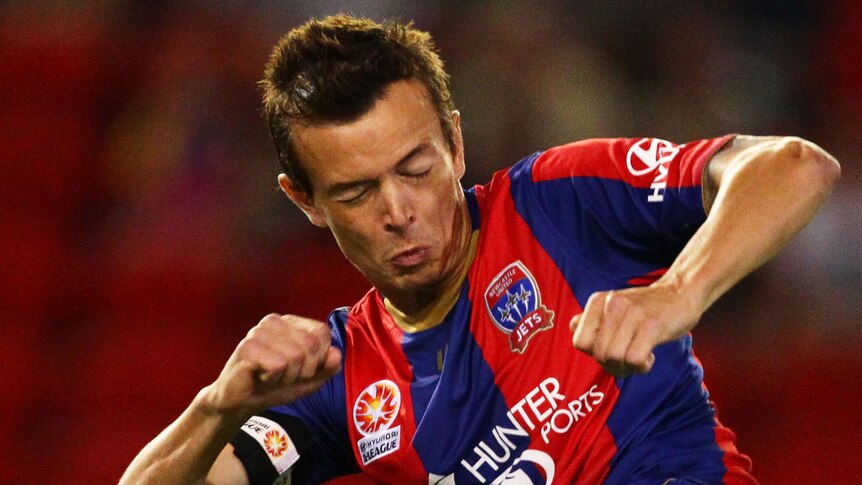 The Jets' Ryan Griffiths will take on his brothers, Joel and Adam when Newcastle play Sydney FC this weekend.