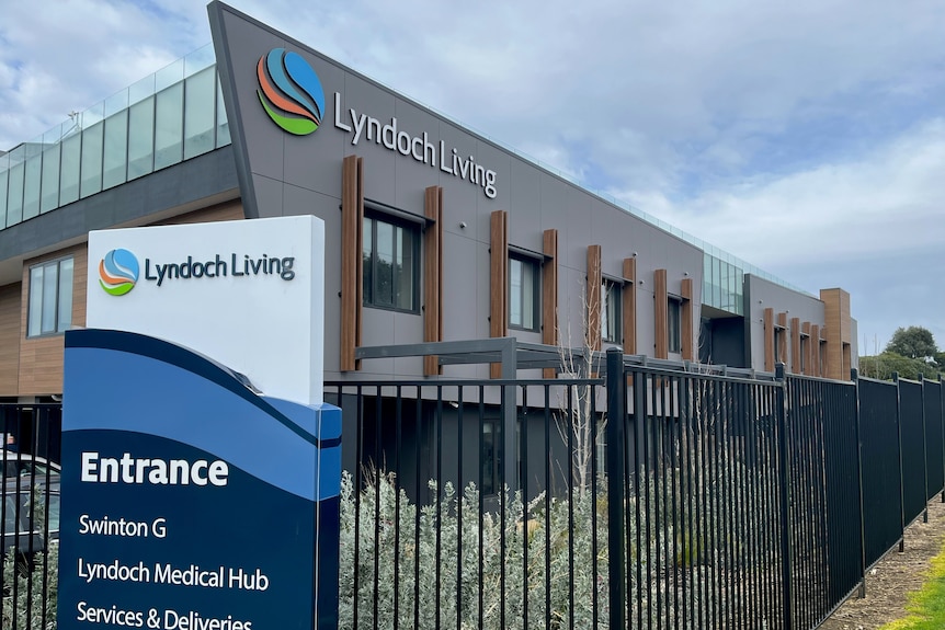 An external image of Lyndoch Living Aged Care Centre in Warrnambool in August 2022