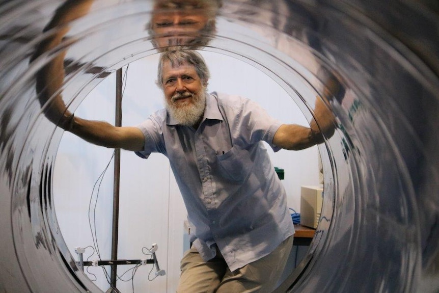 Winthrop Professor David Blair, Director Australian International Gravitational Research Centre in Gin Gin. January 2016.
