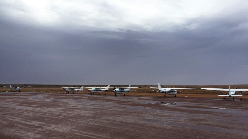 Aircraft are unable to leave the airstrip at outback William Creek