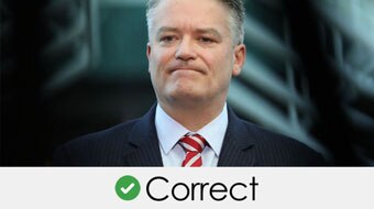 mathias cormann is correct