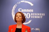 Julia Gillard at the G20 in Cannes