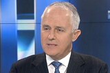 Malcolm Turnbull speaks on ABC TV's 7.30 programme.