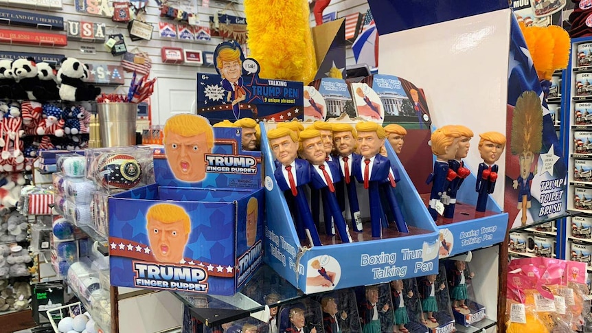 Donald Trump talking pens.