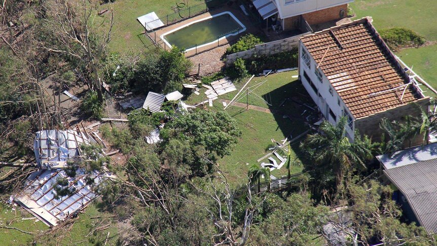 Damage from Cyclone Marcia