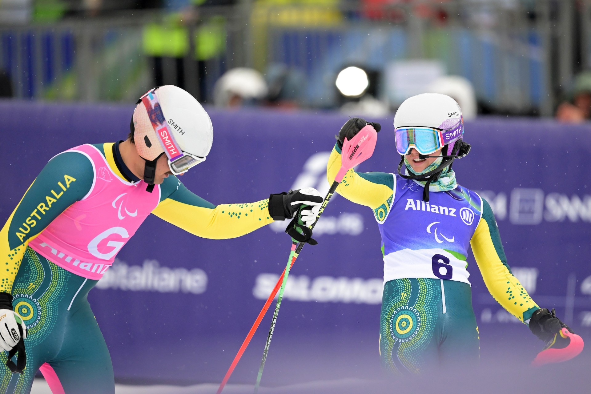Australia’s Georgia Gunew ends debut Winter Paralympics with 11th in women’s slalom for vision-impaired skiers