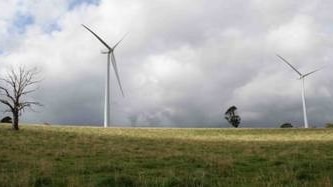 Hepburn Wind Project turbines in Leonards Hill, Victoria.