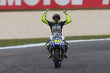 Party time for Rossi at MotoGP