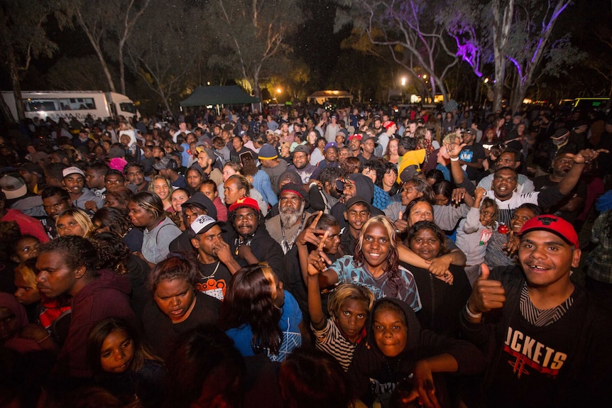 More than 2,000 people turned out at the Alice Springs Telegraph Station for the event.