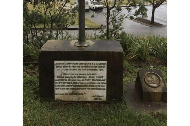 John Oxley monument at Town Beach