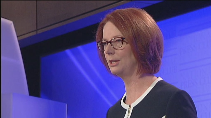 Julia Gillard calls the election (National Press Club)