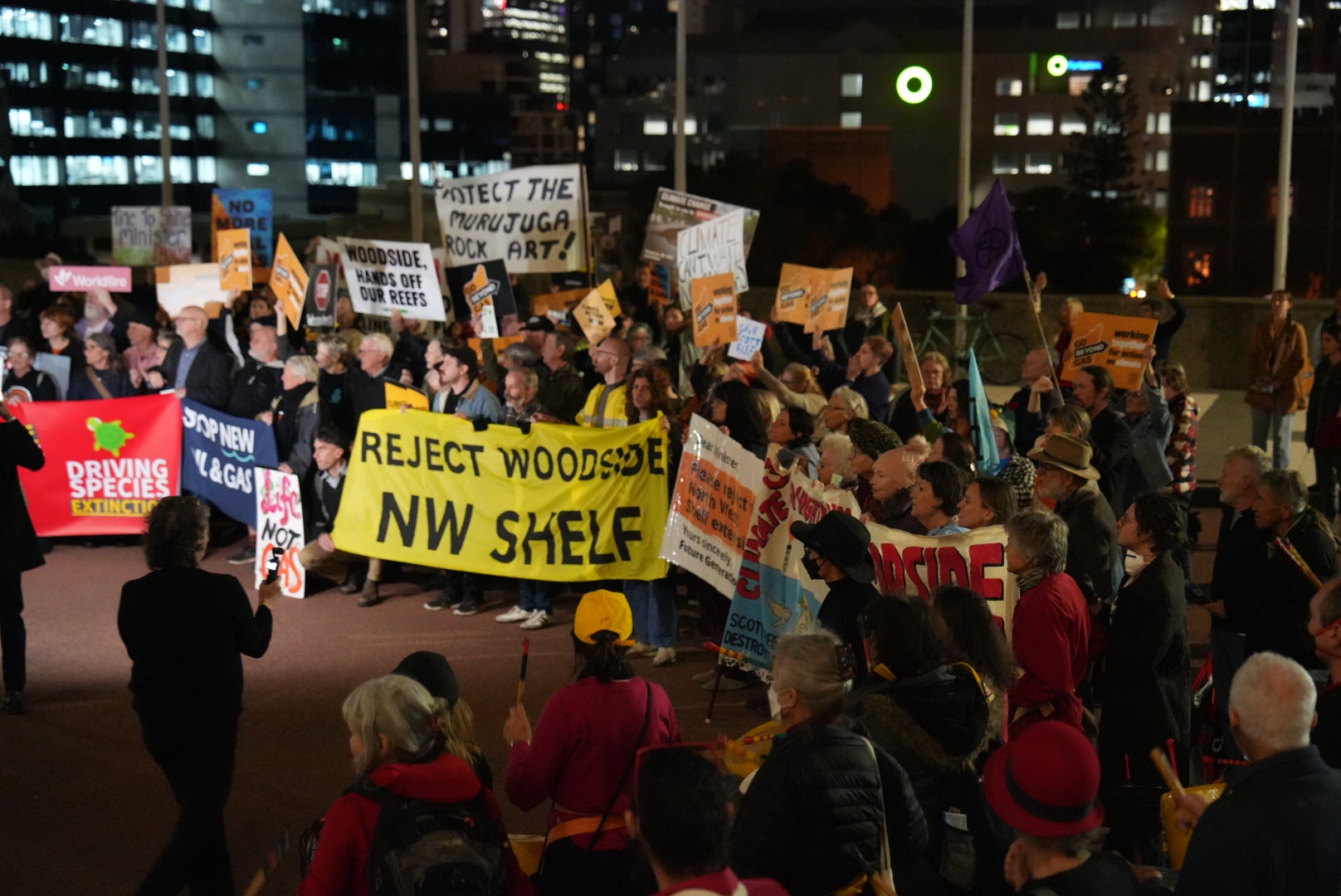 Woodside North West Shelf protest
