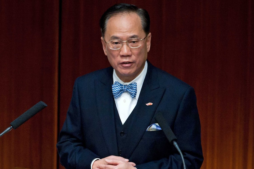 Hong Kong's former chief executive Donald Tsang