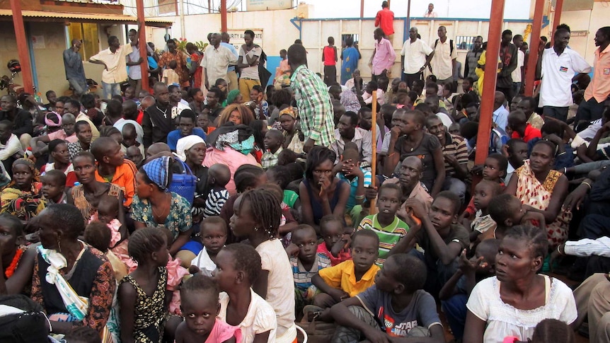 People have fled to UN compounds in the South Sudan capital to escape clashes between army factions.