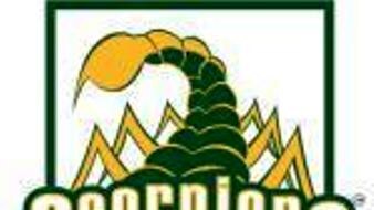 The Macquarie Scorpions Rugby League Club logo.