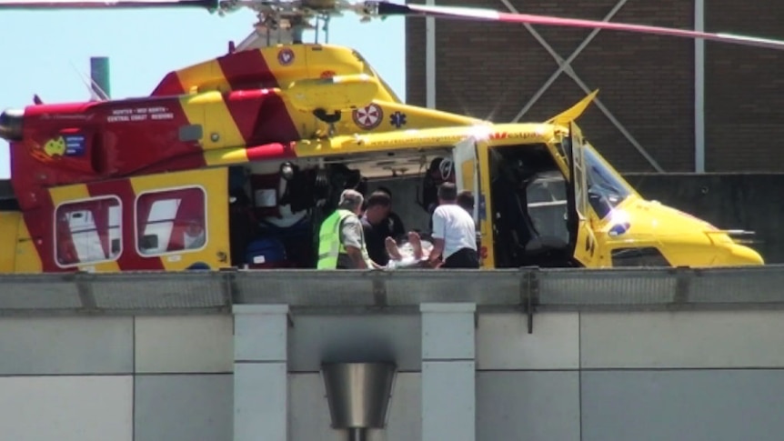 A man was airlifted to Westmead Hospital after the boat accident