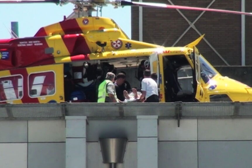 A man was airlifted to Westmead Hospital after the boat accident