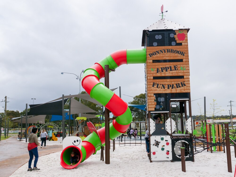 Iconic Donnybrook Apple Fun Park playground wows visitors after major