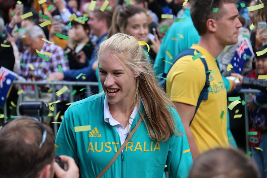 Rowing gold medallist Kim Brennan