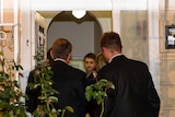 AFP officers at a Labor staffer's home