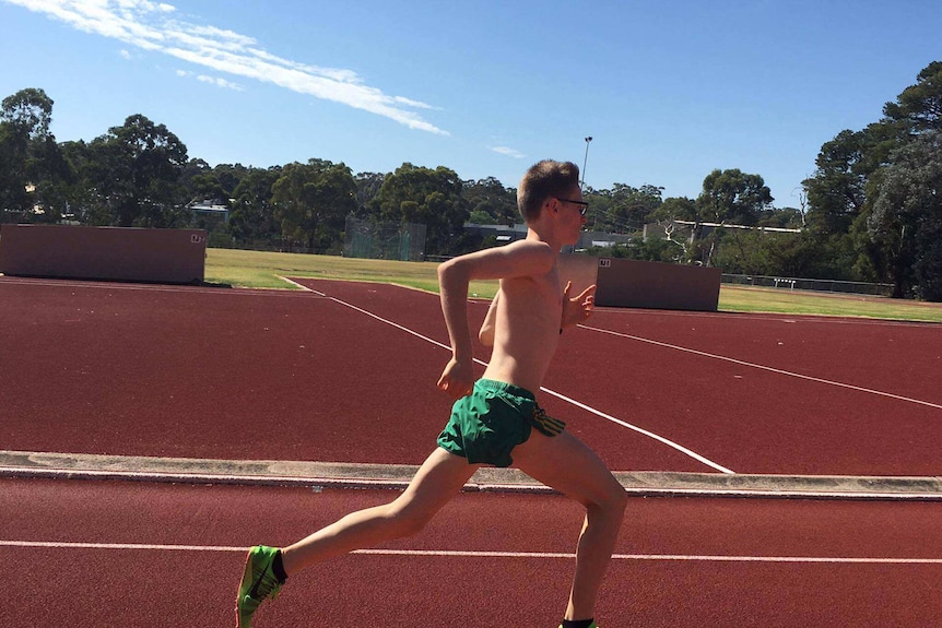 Australian Paralympian Jaryd Clifford at Wallinda Park.