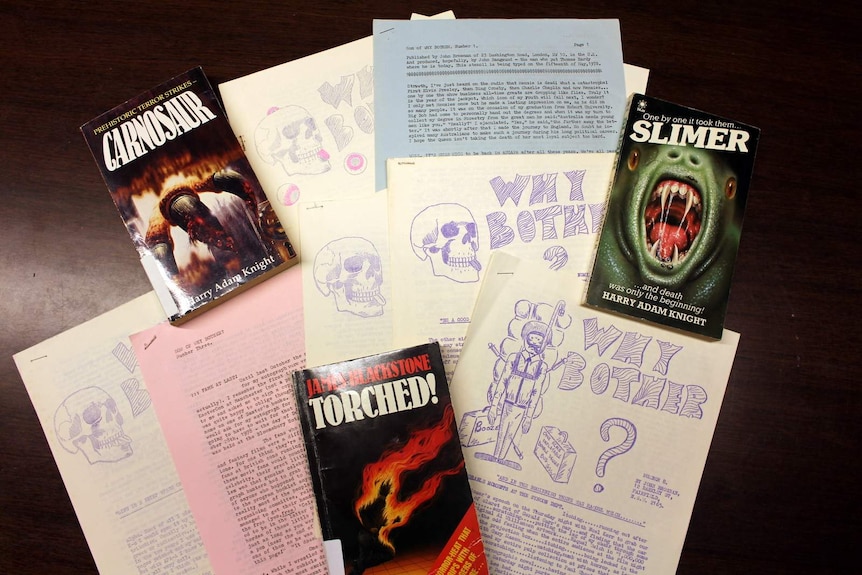 Fanzines and books by Australian writer John Brosnan (1947-2005)