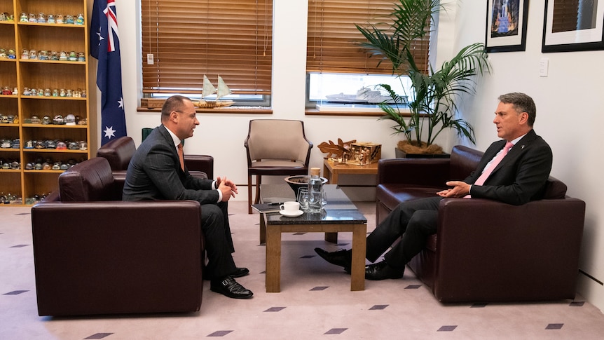 Deputy Prime Minister Richard Marles meets with Ukraine's Ambassador to Australia