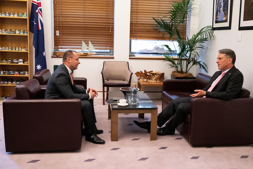 Deputy Prime Minister Richard Marles meets with Ukraine's Ambassador to Australia
