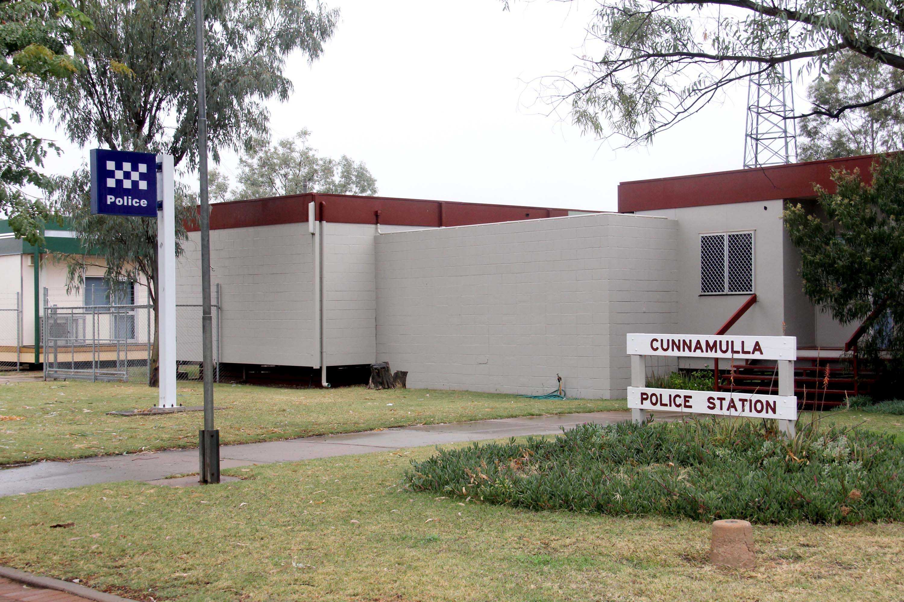 A small police station in a country town.
