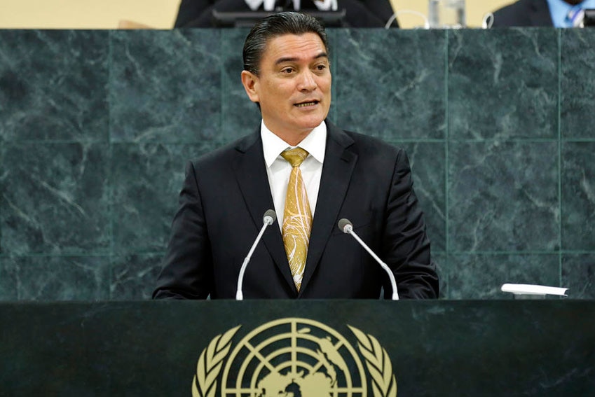 AN PM Kalosil at UN