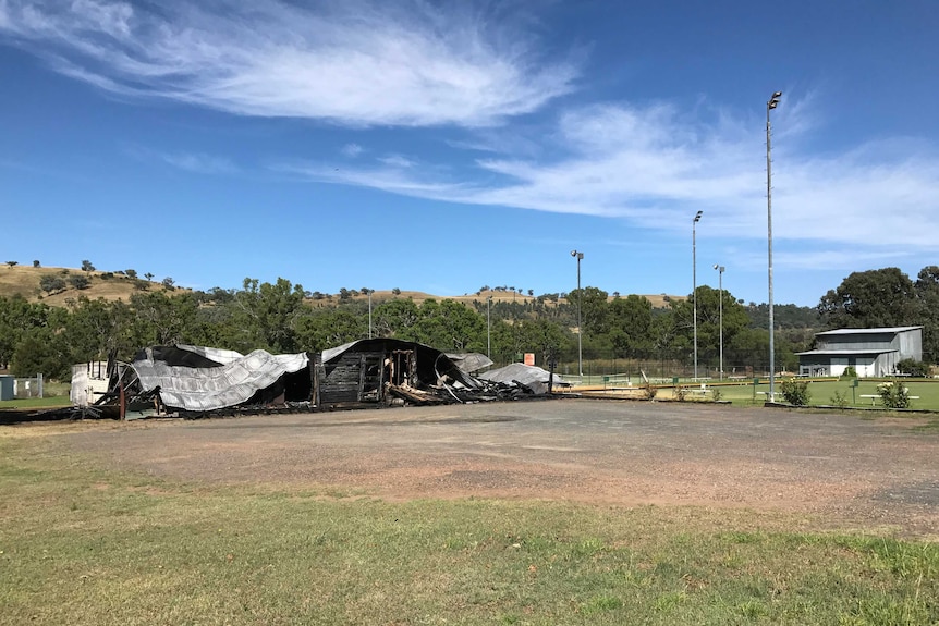 Club destroyed by fire