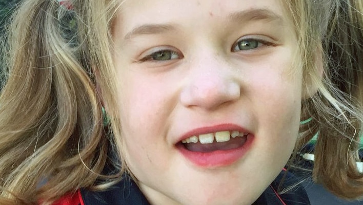 Young epilepsy sufferer Alice Cowes smiles on her 10th birthday.